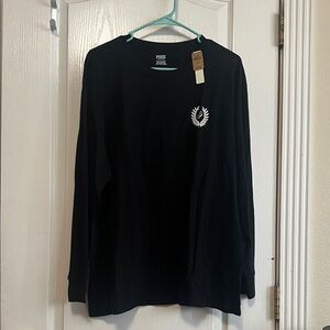 PINK vs Black Long Sleeve Graphic Tee